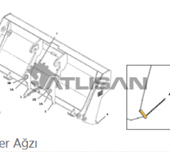 Dozer Ağzı CATERPİLLAR 2569600