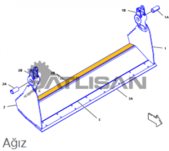 Ters Ağız CATERPİLLAR 2529088